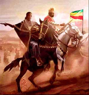 Ethiopian Painting about Battle of Adwa